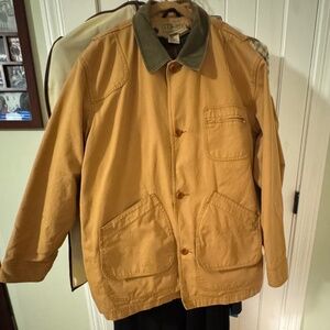 LL Bean Vintage Field Chore Barn Jacket Lined Button Up Mens 2XL